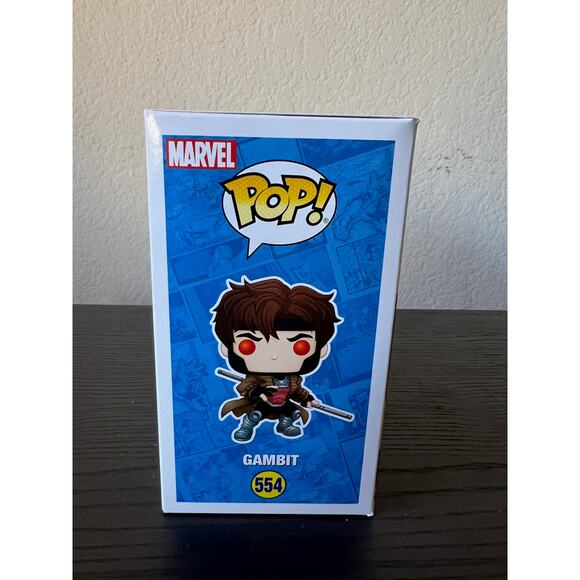 VAULTED LIMITED EDITION EXCLUSIVE Gambit X-Men Funko Pop #554 Marvel Comics MCU - Picture 2 of 6
